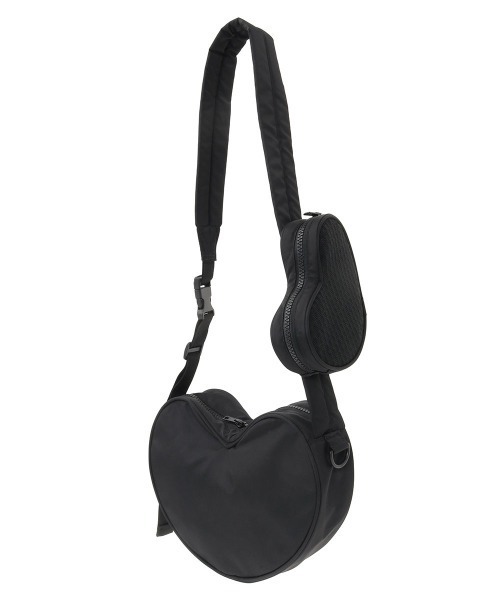 Candy Stripper（キャンディストリッパー）の「HEART POUCH SHOULDER バッグ（ショルダーバッグ・レディース・ブラック・FREE）」の5枚目の写真