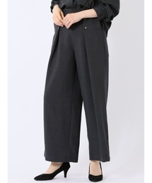 m.f.editorial（エムエフエディトリアル）の「【ストレッチ ゆったり リラックス】m.f.エディトリアル レディース タンブラーオックス ワイドパンツ(セットアップ可能)（スラックス）」