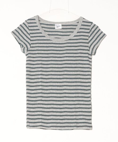 MILLER(ミラー)の「Robert P. Miller / パネルリブ半袖無地 / 807C(Tシャツ/カットソー・レディース・ブラック/チャコールグレー/オレンジ系その他/ブラック系その他/ホワイト系その他4/ホワイト系その他2/グレー/ホワイト系その他3/ピンク/ホワイト/グレー系その他4/イエロー/グレー系その他3/ミント・FREE)」の10枚目の写真