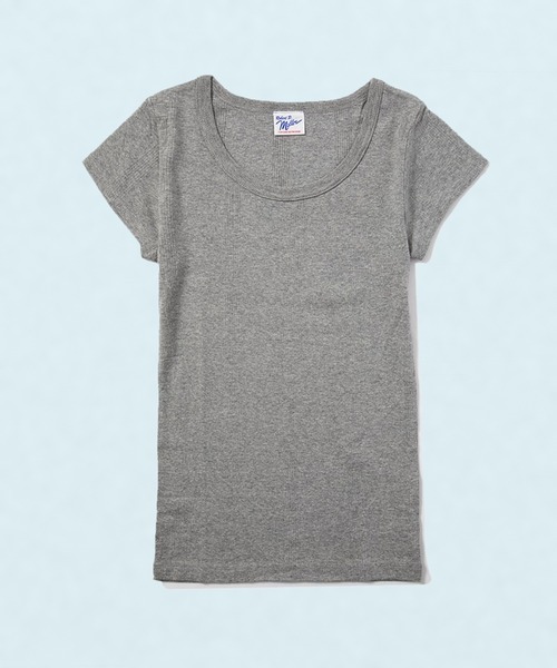 MILLER(ミラー)の「Robert P. Miller / パネルリブ半袖無地 / 807C(Tシャツ/カットソー・レディース・ブラック/チャコールグレー/オレンジ系その他/ブラック系その他/ホワイト系その他4/ホワイト系その他2/グレー/ホワイト系その他3/ピンク/ホワイト/グレー系その他4/イエロー/グレー系その他3/ミント・FREE)」の8枚目の写真