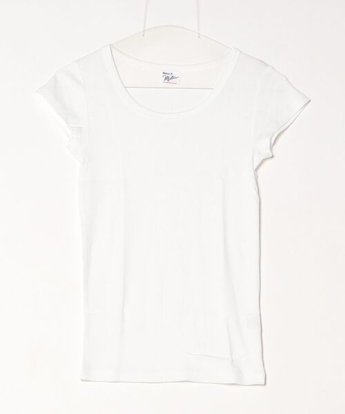 MILLER(ミラー)の「Robert P. Miller / パネルリブ半袖無地 / 807C(Tシャツ/カットソー・レディース・ブラック/チャコールグレー/オレンジ系その他/ブラック系その他/ホワイト系その他4/ホワイト系その他2/グレー/ホワイト系その他3/ピンク/ホワイト/グレー系その他4/イエロー/グレー系その他3/ミント・FREE)」の18枚目の写真