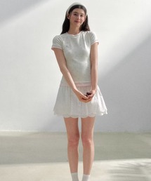 SunsetPark（サンセットパーク）の「クルーネック フェイクレイヤード トップス SP26s009【SunsetPark】【2026SS】（Tシャツ/カットソー）」