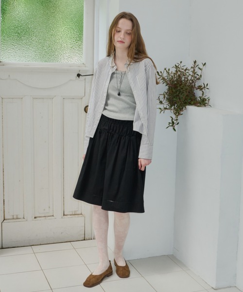GIUNON(ジウノン)の「rose sheer lace tights / ローズシアーレースタイツ(タイツ/ストッキング・レディース・アイボリー・FREE)」の14枚目の写真