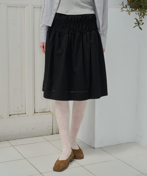 GIUNON(ジウノン)の「rose sheer lace tights / ローズシアーレースタイツ(タイツ/ストッキング・レディース・アイボリー・FREE)」の19枚目の写真