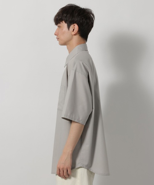 LAKOLE(ラコレ)の「シルキーTRレギュラーシャツ / 645760(シャツ/ブラウス・メンズ・ブラック/グレー/ベージュ・LARGE/MEDIUM)」の14枚目の写真