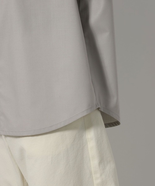 LAKOLE(ラコレ)の「シルキーTRレギュラーシャツ / 645760(シャツ/ブラウス・メンズ・ブラック/グレー/ベージュ・LARGE/MEDIUM)」の19枚目の写真