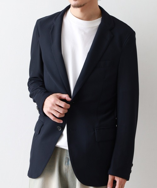 FUNALIVE（ファンアライブ）の「INSERT　NEW SUIT JACKET スーツ ジャケット（テーラードジャケット・メンズ・ネイビー/ブラック/ベージュ・L/M/LL）」の3枚目の写真