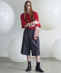 MAISON SPECIAL（メゾンスペシャル）の「《UNISEX》Links Jacquard Houndstooth Pattern Prime-Over Short Sleeve Knit Polo Shirt リンクスジャガードハウンドトゥースパターンプライムオーバーショートスリーブニットポロシャツ【MAISON SPECIAL メゾンスペシャル】（ポロシャツ）」