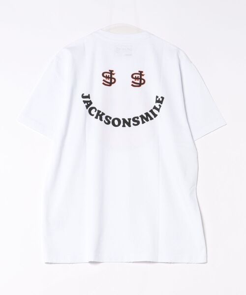 ムラサキスポーツ（ムラサキスポーツ）の「DEAR LAUREL/ディアローレル×ジャクソンマティス 半袖 Tシャツ DL26S-JM2104（Tシャツ/カットソー・メンズ・チャコールグレー/ホワイト・S/M/L）」の3枚目の写真