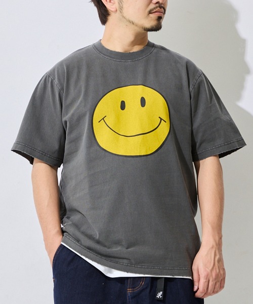 ムラサキスポーツ（ムラサキスポーツ）の「DEAR LAUREL/ディアローレル×ジャクソンマティス 半袖 Tシャツ DL26S-JM2104（Tシャツ/カットソー・メンズ・チャコールグレー/ホワイト・S/M/L）」の2枚目の写真