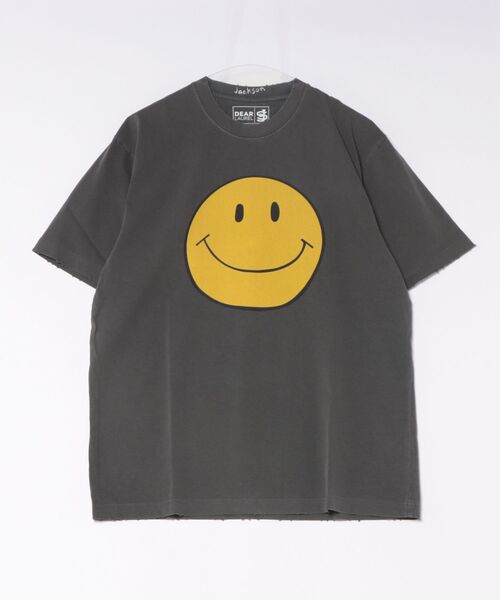 ムラサキスポーツ（ムラサキスポーツ）の「DEAR LAUREL/ディアローレル×ジャクソンマティス 半袖 Tシャツ DL26S-JM2104（Tシャツ/カットソー・メンズ・チャコールグレー/ホワイト・S/M/L）」の5枚目の写真