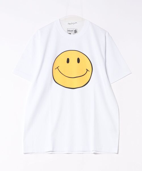 ムラサキスポーツ（ムラサキスポーツ）の「DEAR LAUREL/ディアローレル×ジャクソンマティス 半袖 Tシャツ DL26S-JM2104（Tシャツ/カットソー・メンズ・チャコールグレー/ホワイト・S/M/L）」の6枚目の写真