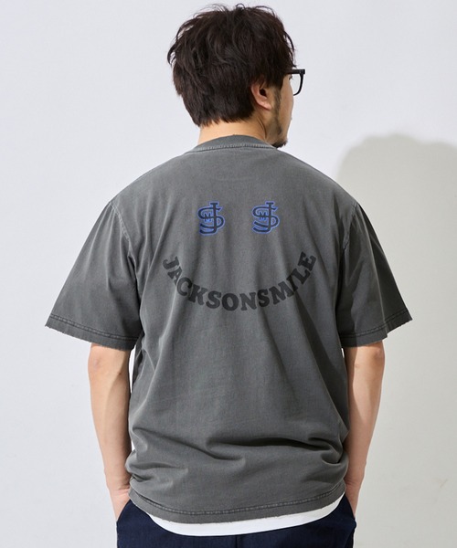 ムラサキスポーツ（ムラサキスポーツ）の「DEAR LAUREL/ディアローレル×ジャクソンマティス 半袖 Tシャツ DL26S-JM2104（Tシャツ/カットソー・メンズ・チャコールグレー/ホワイト・S/M/L）」の9枚目の写真