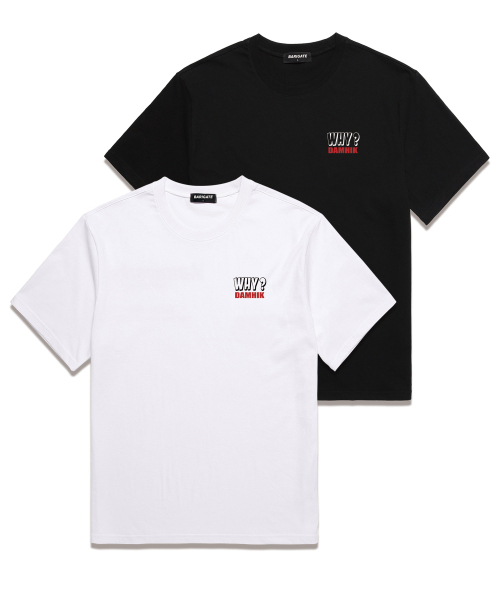 BARIGATE（バリゲート）の「WHY DAMHIK 半袖Tシャツ (BS028) ホワイト（Tシャツ/カットソー・メンズ・その他・XX-LARGE/X-LARGE/LARGE/MEDIUM/SMALL）」の4枚目の写真