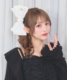 LAFARY（ラファリー）の「レースリボンバンスクリップ（バレッタ/ヘアクリップ）」
