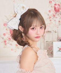 LAFARY（ラファリー）の「レースリボンバンスクリップ（バレッタ/ヘアクリップ）」