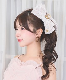 LAFARY（ラファリー）の「レースリボンバンスクリップ（バレッタ/ヘアクリップ）」