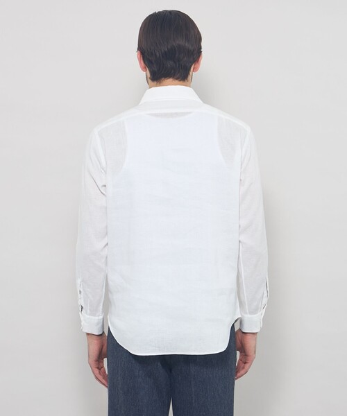 MACKINTOSH LONDON(マッキントッシュ ロンドン)の「ストレッチリネンカプリシャツ(シャツ/ブラウス・メンズ・ネイビー/パープル系その他2/オフホワイト・XL/M/L)」の9枚目の写真