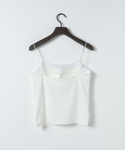 eL(エル)の「【eL】Cup Top Cami/668741(キャミソール・レディース・オフホワイト/ブラック・FREE)」の3枚目の写真
