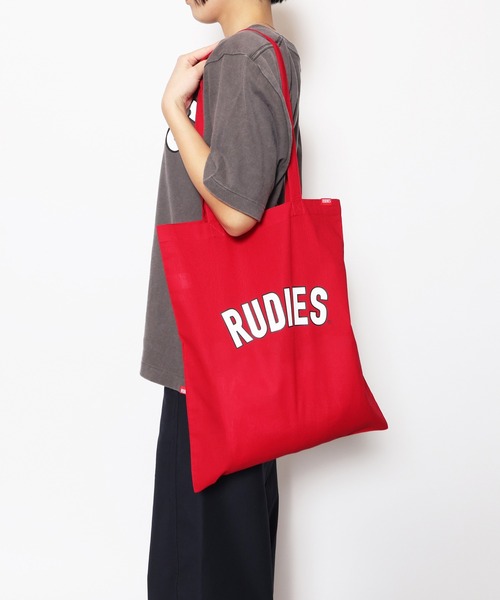RUDIE'S（ルーディーズ）の「BRINK PHAT TOTE BAG（トートバッグ・メンズ・グリーン/オレンジ/パープル/エメラルド/ブラック/ブルー/レッド・FREE）」の6枚目の写真