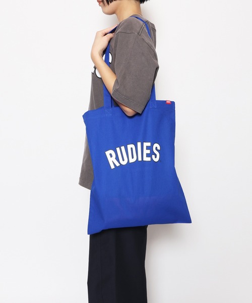 RUDIE'S（ルーディーズ）の「BRINK PHAT TOTE BAG（トートバッグ・メンズ・グリーン/オレンジ/パープル/エメラルド/ブラック/ブルー/レッド・FREE）」の5枚目の写真