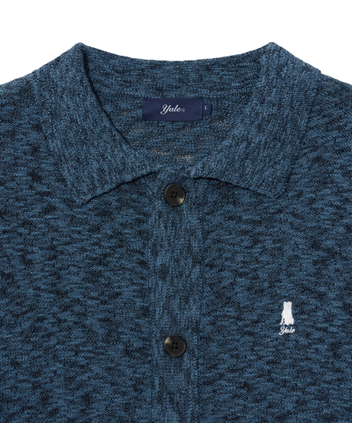 YALE（イェール）の「ヘッダーショートスリーブニットシャツヘッダーネイビー（Tシャツ/カットソー・レディース・その他・SMALL/X-LARGE/LARGE/MEDIUM）」の4枚目の写真