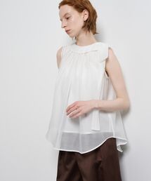 LANVIN en Bleu｜ランバンオンブルーのトップス（ホワイト/白色系