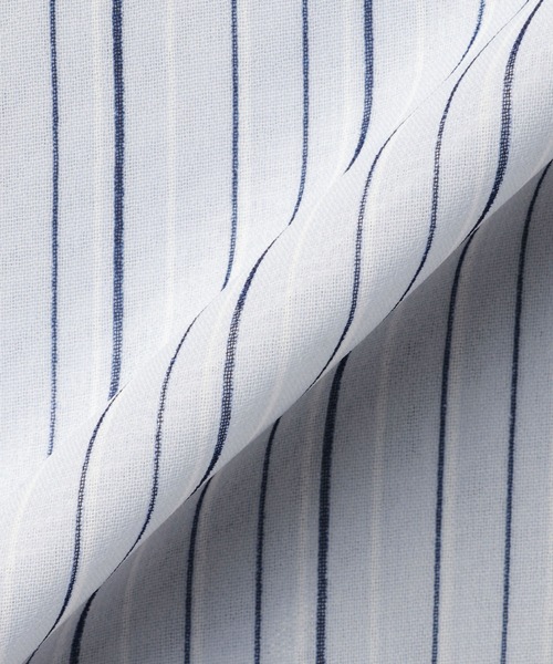TOKYO SHIRTS(トウキョウシャツ)の「ストライプ シフォンブラウス 五分袖(シャツ/ブラウス・レディース・サックスブルー/ホワイト/ネイビー・L/M/LL)」の21枚目の写真