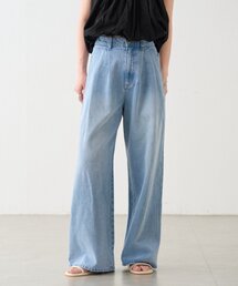 Kastane | 【一部店舗限定/3サイズ展開/低身長サイズ/高身長サイズ】B カラーステッチデニムスラックス(デニムパンツ)