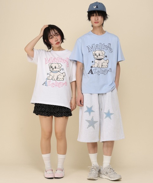 WaiKei（ワイケイ）の「【UNISEX】Wai Kei×ALAND／AロゴマルチーズTシャツ（Tシャツ/カットソー・レディース・ホワイト/ネイビー/ライトブルー・SMALL/MEDIUM）」の15枚目の写真