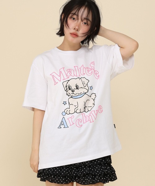 WaiKei（ワイケイ）の「【UNISEX】Wai Kei×ALAND／AロゴマルチーズTシャツ（Tシャツ/カットソー・レディース・ホワイト/ネイビー/ライトブルー・SMALL/MEDIUM）」の16枚目の写真