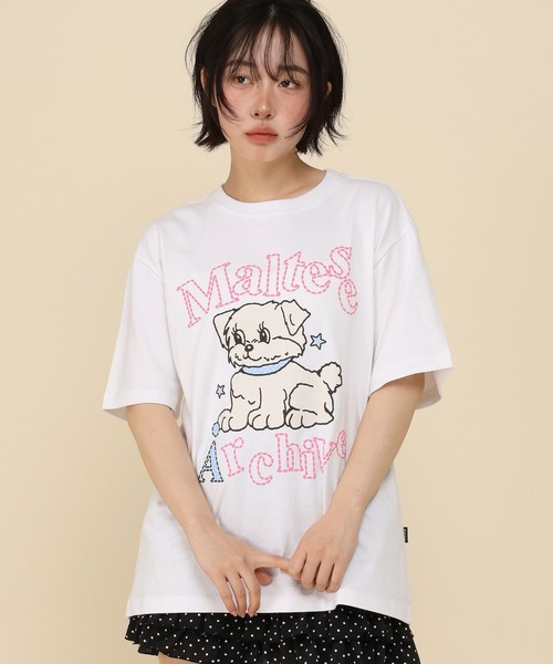WaiKei（ワイケイ）の「【UNISEX】Wai Kei×ALAND／AロゴマルチーズTシャツ（Tシャツ/カットソー・レディース・ホワイト/ネイビー/ライトブルー・SMALL/MEDIUM）」の17枚目の写真