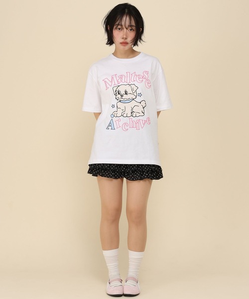 WaiKei（ワイケイ）の「【UNISEX】Wai Kei×ALAND／AロゴマルチーズTシャツ（Tシャツ/カットソー・レディース・ホワイト/ネイビー/ライトブルー・SMALL/MEDIUM）」の19枚目の写真