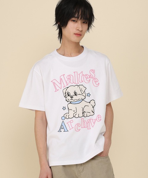 WaiKei（ワイケイ）の「【UNISEX】Wai Kei×ALAND／AロゴマルチーズTシャツ（Tシャツ/カットソー・レディース・ホワイト/ネイビー/ライトブルー・SMALL/MEDIUM）」の20枚目の写真