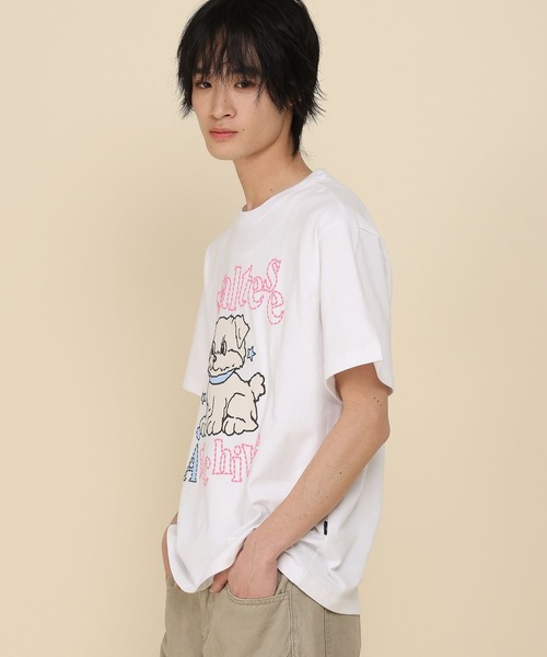 WaiKei（ワイケイ）の「【UNISEX】Wai Kei×ALAND／AロゴマルチーズTシャツ（Tシャツ/カットソー・レディース・ホワイト/ネイビー/ライトブルー・SMALL/MEDIUM）」の21枚目の写真