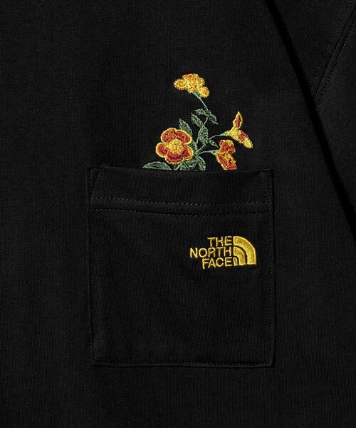 THE NORTH FACE(ザノースフェイス)の「<THE NORTH FACE>フラッシュ ドライフラワー ロゴ Tシャツ(Tシャツ/カットソー・メンズ・ブラック/ホワイト・XL/L/M)」の8枚目の写真