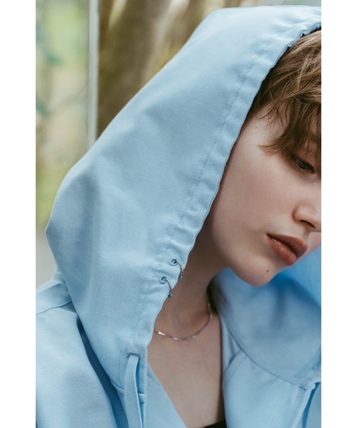 Knuth Marf（クヌースマーフ）の「UV protection hoodie (unisex)（シャツ/ブラウス・レディース・ブルー/ブラック・FREE）」の6枚目の写真