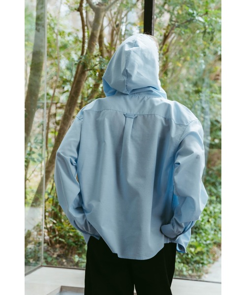 Knuth Marf（クヌースマーフ）の「UV protection hoodie (unisex)（シャツ/ブラウス・レディース・ブルー/ブラック・FREE）」の9枚目の写真