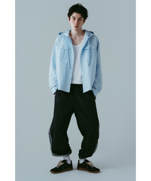 Knuth Marf（クヌースマーフ）の「UV protection hoodie (unisex)（シャツ/ブラウス・レディース・ブルー/ブラック・FREE）」の13枚目の写真