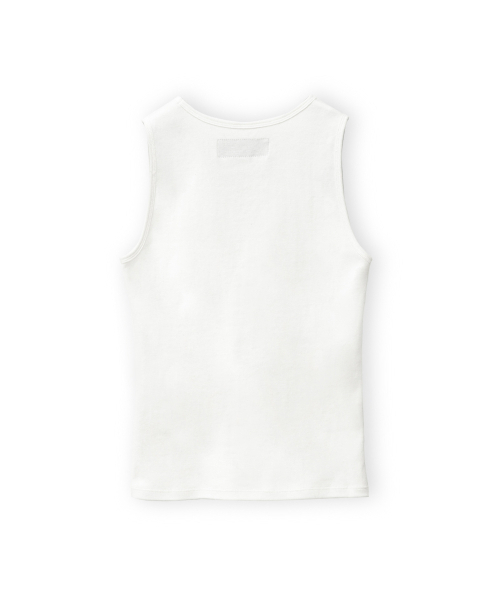 BROWNYARD(ブラウンヤード)の「W Vネックトップス スリーブレス, アイボリー(Tシャツ/カットソー・レディース・その他・1/2)」の2枚目の写真