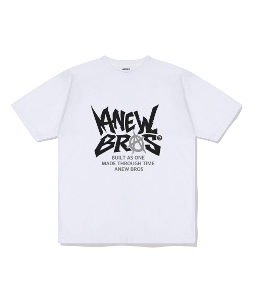 ANEWBROS（アニュブロス）の「マニフェストオーバーサイズ半袖Tシャツ6カラー[ANSE_2003]（Tシャツ/カットソー・レディース・ライトグレー/ネイビー/ホワイト×レッド/ホワイト×ブラック/ブラック×ホワイト/ブラック×ブルー・MEDIUM/SMALL/X-LARGE/LARGE）」の18枚目の写真