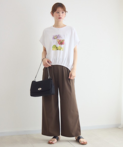 KATHARINE ROSS(キャサリンロス)の「接触冷感2タックワイドパンツ/撥水加工(その他パンツ・レディース・ブルー/ブラウン・SMALL/MEDIUM)」の15枚目の写真