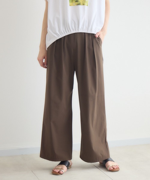 KATHARINE ROSS(キャサリンロス)の「接触冷感2タックワイドパンツ/撥水加工(その他パンツ・レディース・ブルー/ブラウン・SMALL/MEDIUM)」の12枚目の写真