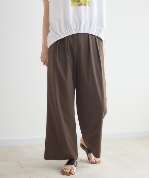 KATHARINE ROSS(キャサリンロス)の「接触冷感2タックワイドパンツ/撥水加工(その他パンツ・レディース・ブルー/ブラウン・SMALL/MEDIUM)」の13枚目の写真