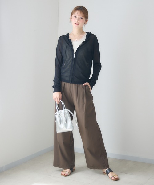 KATHARINE ROSS(キャサリンロス)の「接触冷感2タックワイドパンツ/撥水加工(その他パンツ・レディース・ブルー/ブラウン・SMALL/MEDIUM)」の20枚目の写真