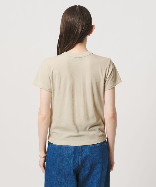 ATON（エイトン）の「＜ATON＞ツイスト ヘム Tシャツ（Tシャツ/カットソー・レディース・ホワイト/ライトピンク/ベージュ・02(38)）」の13枚目の写真