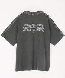 AMERICANA/アメリカーナ ビッグシルエット ヴィンテージ天竺 TEE