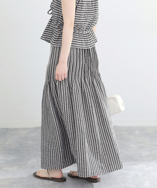 IENA(イエナ)の「《WEB限定/追加》PALIT/パリット 別注 LONG SK スカート(スカート・レディース・ブラック系その他・FREE)」の1枚目の写真