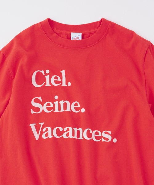 ottilie(オティーリエ)の「【 TRICOMER / トリコメル 】 Ciel.Seine. Vacance / Tシャツ(Tシャツ/カットソー・レディース・レッド・FREE)」の4枚目の写真
