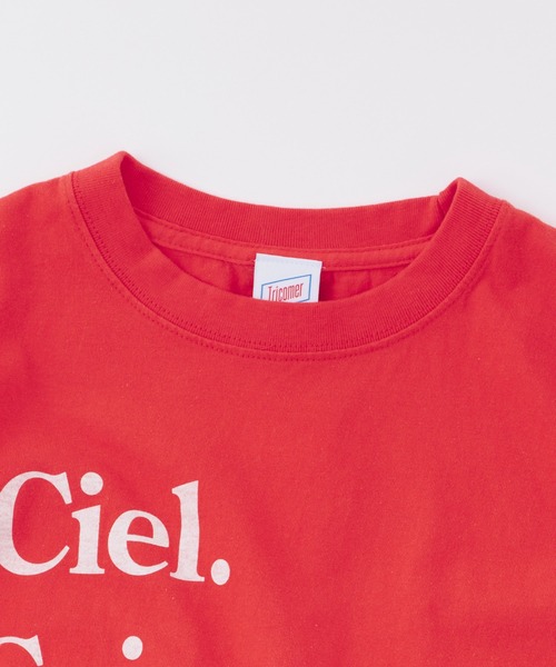 ottilie(オティーリエ)の「【 TRICOMER / トリコメル 】 Ciel.Seine. Vacance / Tシャツ(Tシャツ/カットソー・レディース・レッド・FREE)」の5枚目の写真